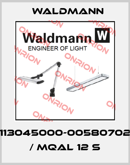 113045000-00580702 / MQAL 12 S Waldmann