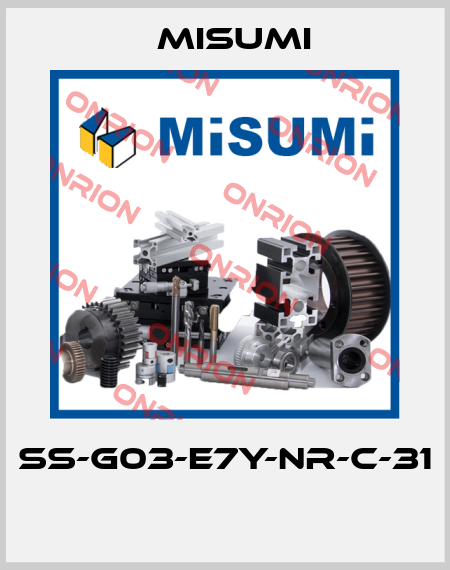 SS-G03-E7Y-NR-C-31  Misumi