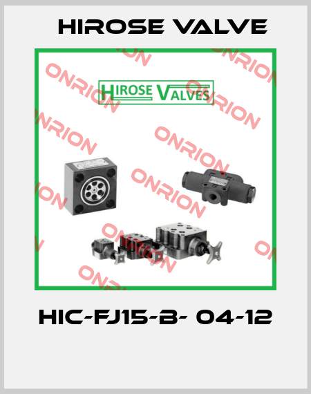 HIC-FJ15-B- 04-12  Hirose Valve