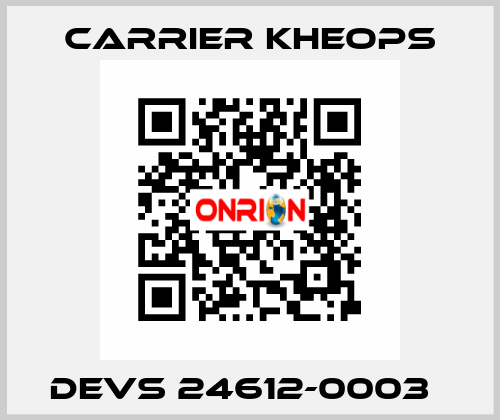 DEVS 24612-0003   Carrier Kheops