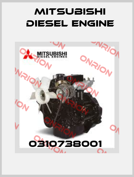 0310738001  Mitsubishi Diesel Engine