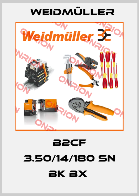 B2CF 3.50/14/180 SN BK BX  Weidmüller