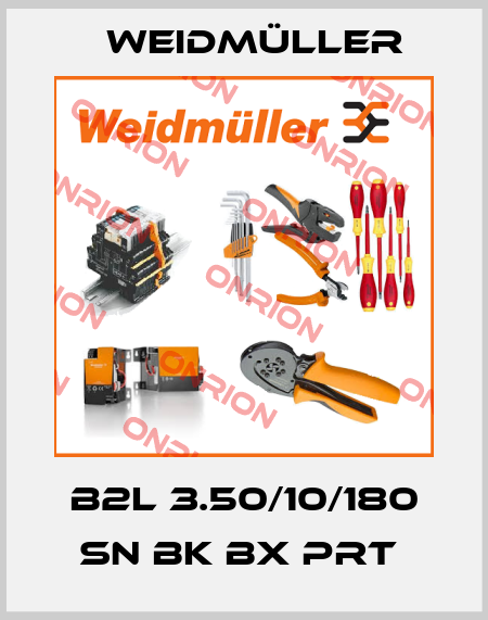 B2L 3.50/10/180 SN BK BX PRT  Weidmüller