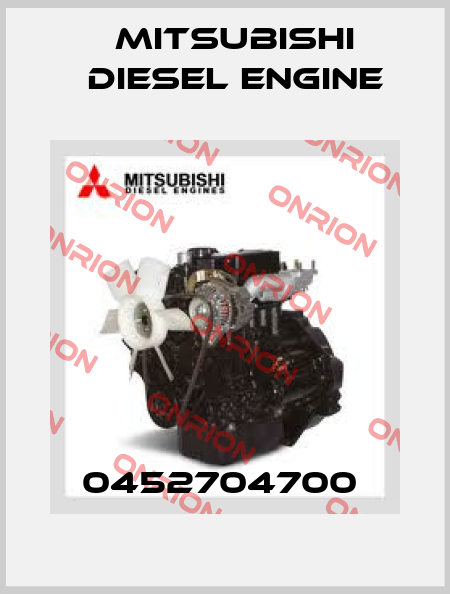 0452704700  Mitsubishi Diesel Engine