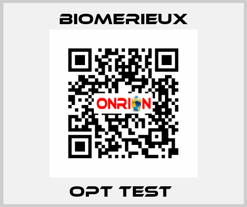 OPT test  Biomerieux