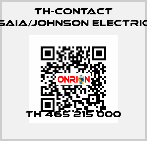 TH 465 215 000 TH-Contact (Saia/Johnson Electric)