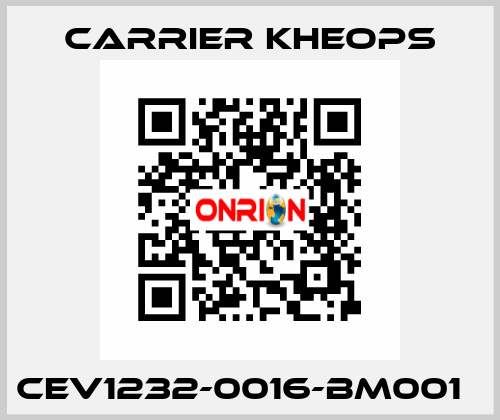 CEV1232-0016-BM001   Carrier Kheops