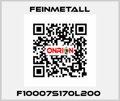 F10007S170L200  FEINMETALL