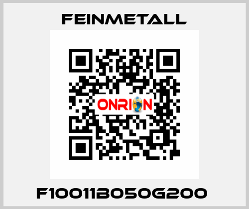 F10011B050G200  FEINMETALL