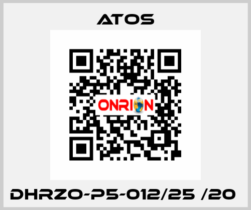 DHRZO-P5-012/25 /20  Atos