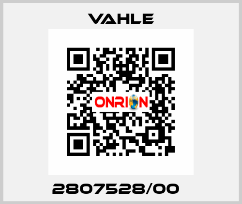 2807528/00   Vahle