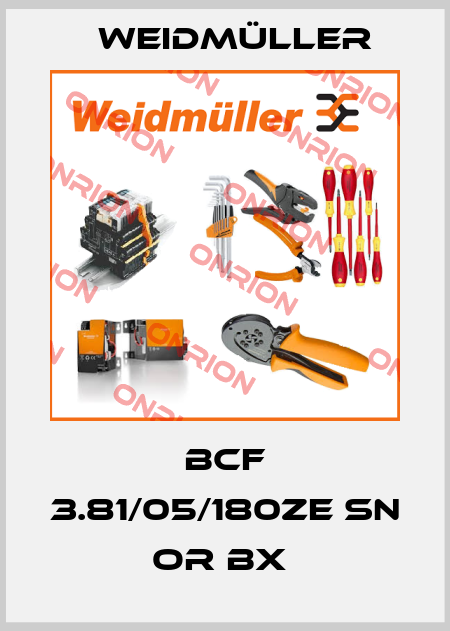 BCF 3.81/05/180ZE SN OR BX  Weidmüller