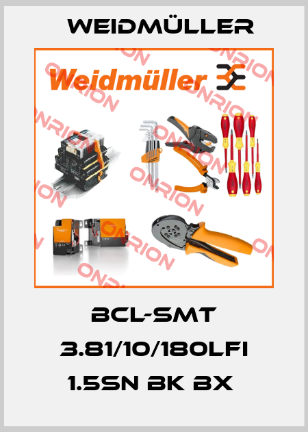 BCL-SMT 3.81/10/180LFI 1.5SN BK BX  Weidmüller
