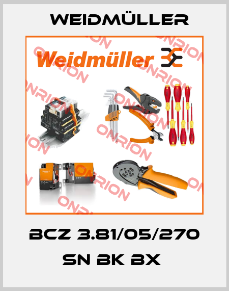 BCZ 3.81/05/270 SN BK BX  Weidmüller