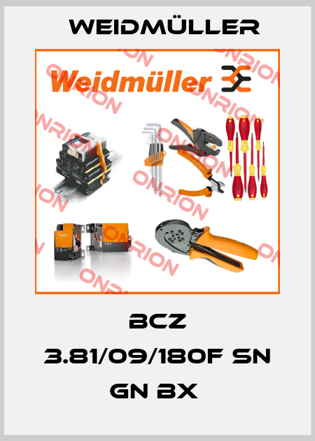BCZ 3.81/09/180F SN GN BX  Weidmüller