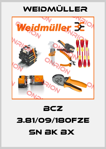 BCZ 3.81/09/180FZE SN BK BX  Weidmüller