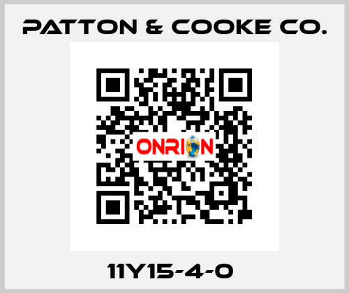 11Y15-4-0  Patton & Cooke Co.