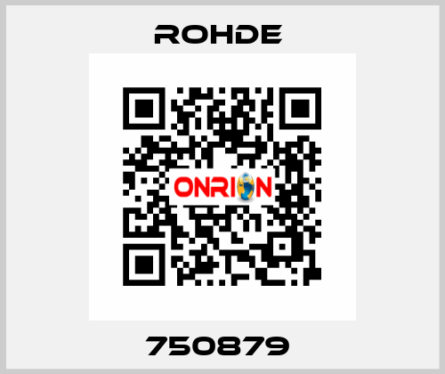 750879  Rohde 