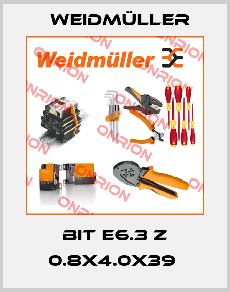 BIT E6.3 Z 0.8X4.0X39  Weidmüller