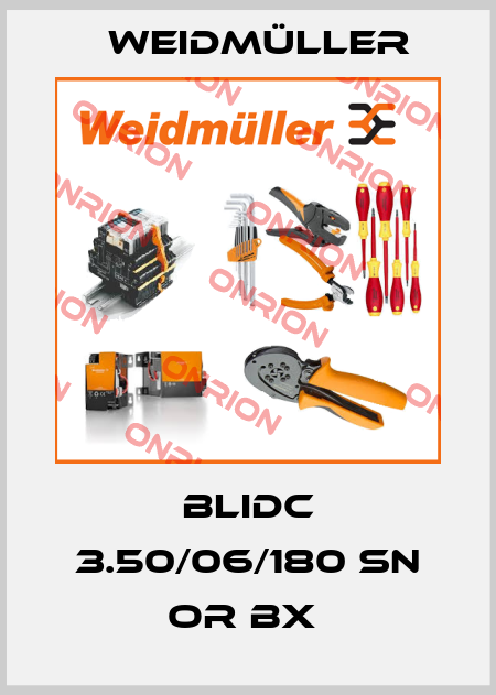 BLIDC 3.50/06/180 SN OR BX  Weidmüller