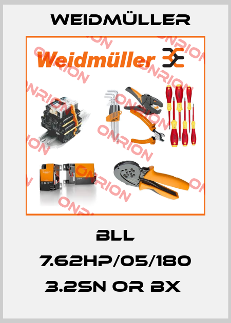 BLL 7.62HP/05/180 3.2SN OR BX  Weidmüller