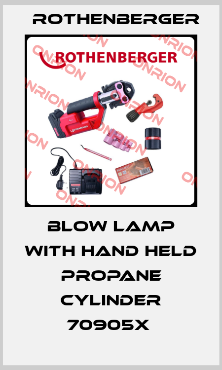 Blow Lamp with Hand Held Propane Cylinder 70905x  Rothenberger