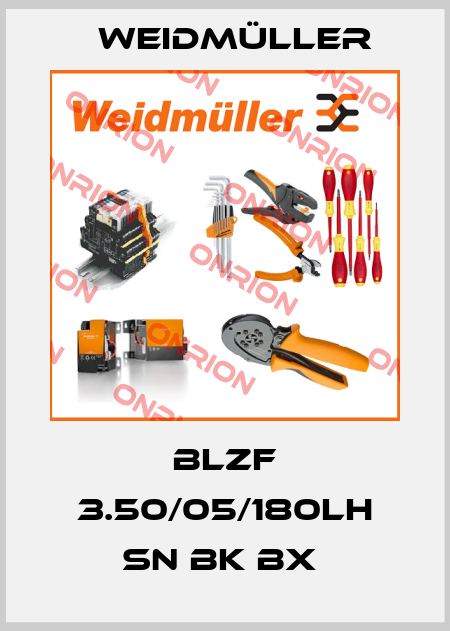BLZF 3.50/05/180LH SN BK BX  Weidmüller