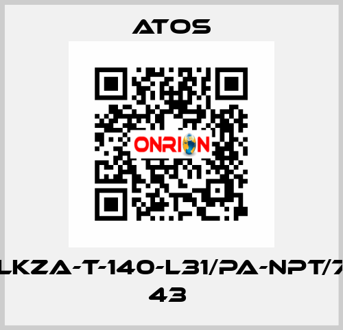 DLKZA-T-140-L31/PA-NPT/7C 43  Atos