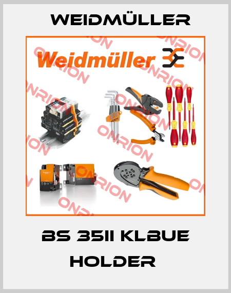 BS 35II KLBUE HOLDER  Weidmüller