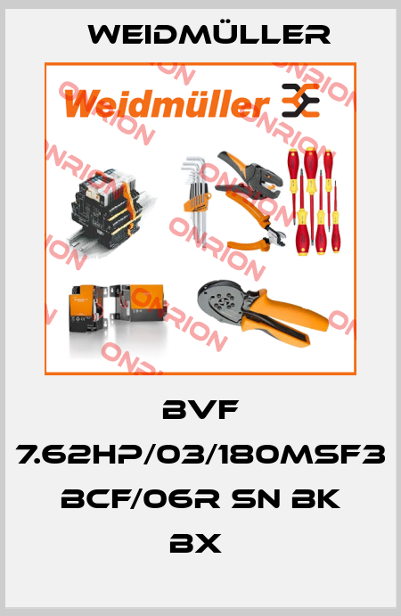 BVF 7.62HP/03/180MSF3 BCF/06R SN BK BX  Weidmüller
