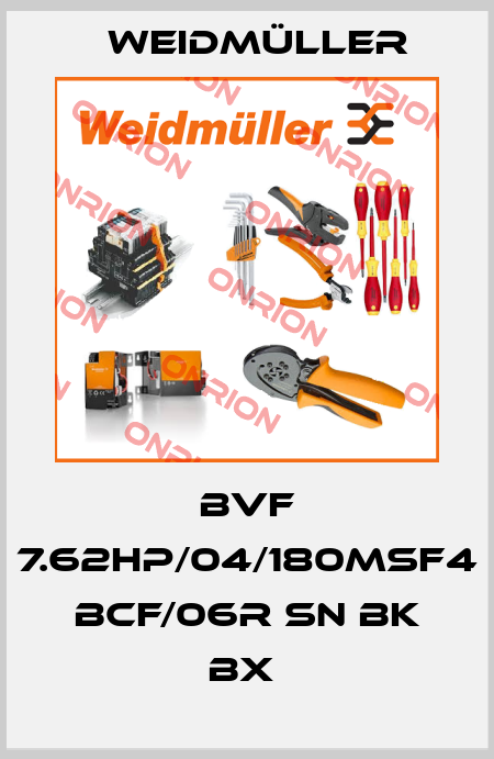 BVF 7.62HP/04/180MSF4 BCF/06R SN BK BX  Weidmüller