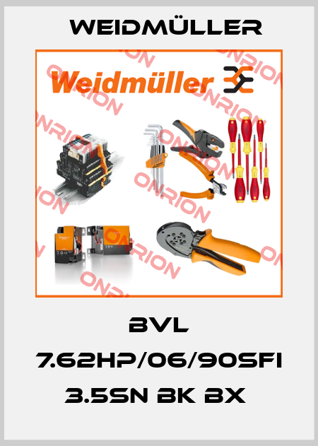 BVL 7.62HP/06/90SFI 3.5SN BK BX  Weidmüller