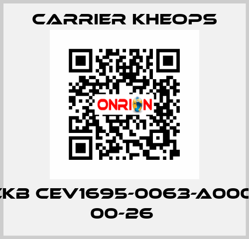 CKB CEV1695-0063-A0001 00-26  Carrier Kheops