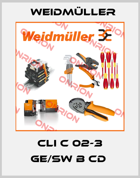 CLI C 02-3 GE/SW B CD  Weidmüller