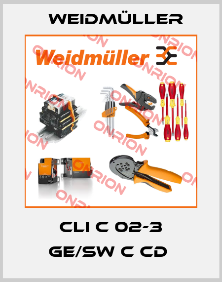 CLI C 02-3 GE/SW C CD  Weidmüller