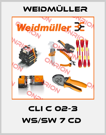 CLI C 02-3 WS/SW 7 CD  Weidmüller