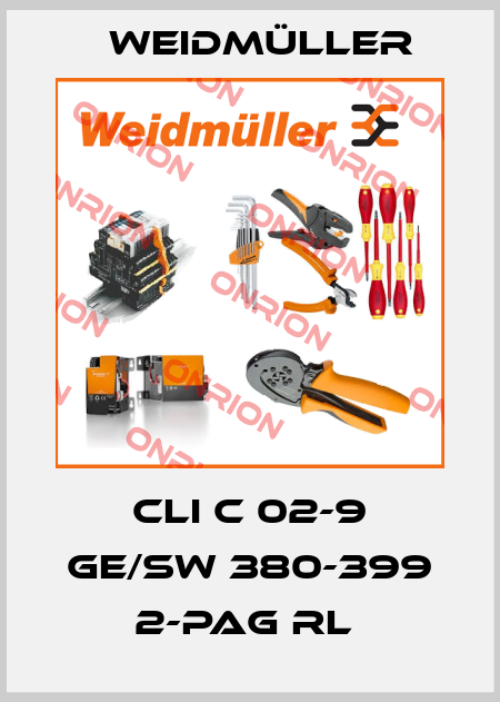 CLI C 02-9 GE/SW 380-399 2-PAG RL  Weidmüller