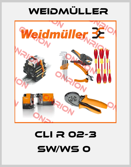 CLI R 02-3 SW/WS 0  Weidmüller