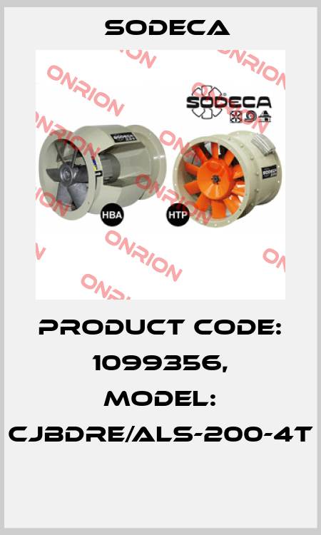 Product Code: 1099356, Model: CJBDRE/ALS-200-4T  Sodeca