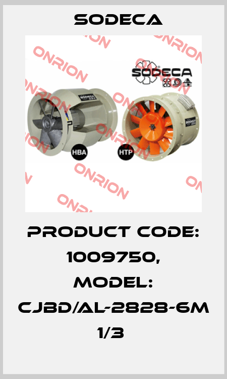 Product Code: 1009750, Model: CJBD/AL-2828-6M 1/3  Sodeca