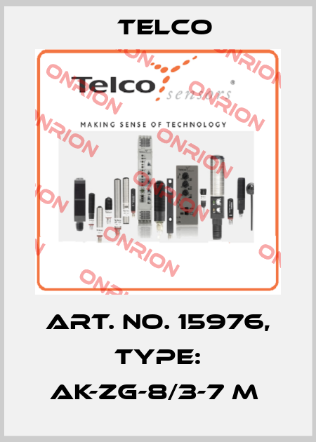 Art. No. 15976, Type: AK-ZG-8/3-7 m  Telco