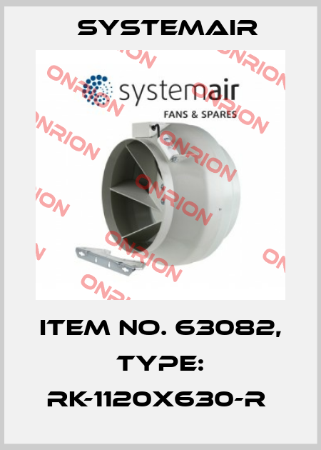 Item No. 63082, Type: RK-1120x630-R  Systemair