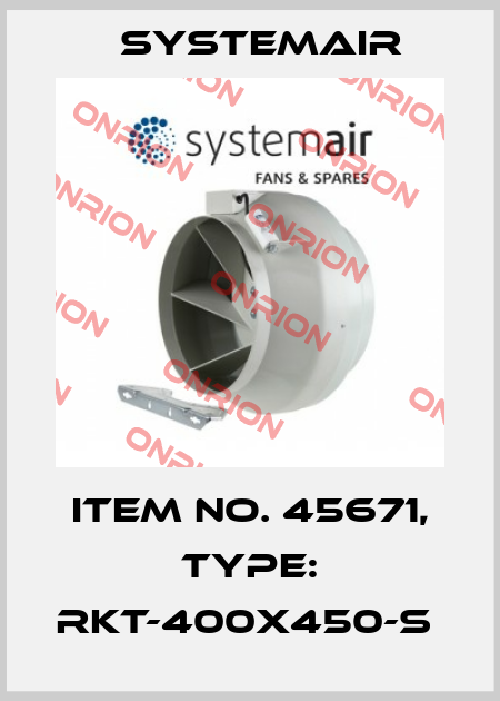 Item No. 45671, Type: RKT-400x450-S  Systemair