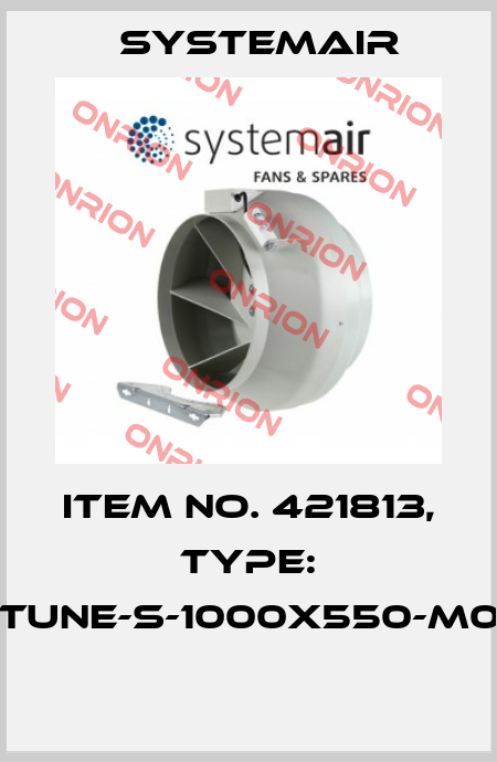Item No. 421813, Type: TUNE-S-1000x550-M0  Systemair