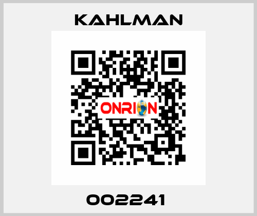 002241  Kahlman