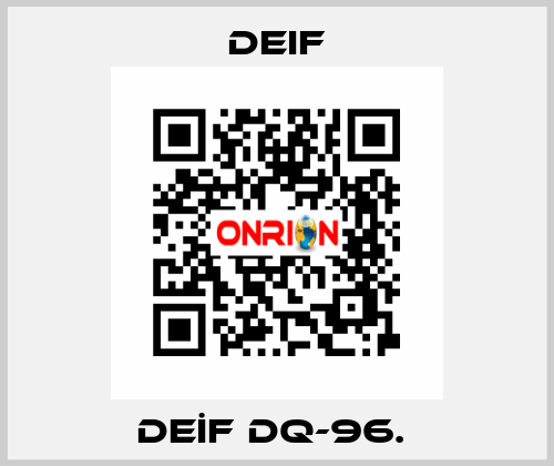 DEİF DQ-96.  Deif