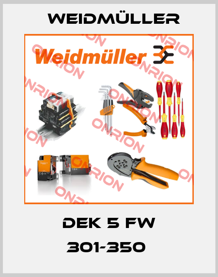 DEK 5 FW 301-350  Weidmüller
