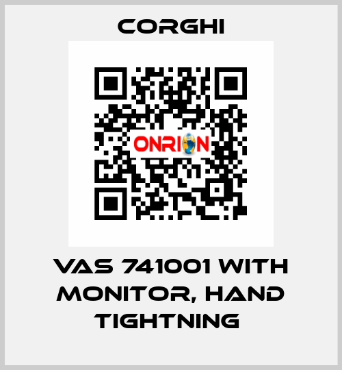 VAS 741001 with monitor, hand tightning  Corghi