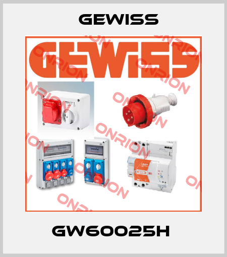 GW60025H  Gewiss
