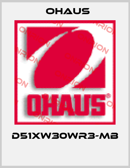 D51XW30WR3-MB  Ohaus